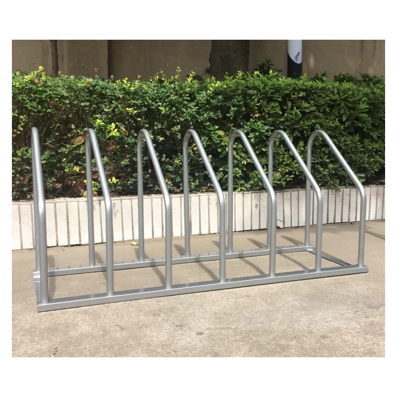 China Fahrradbodenständer Parkgarage Lagerung Organizer Radfahren Rack Silber Hersteller