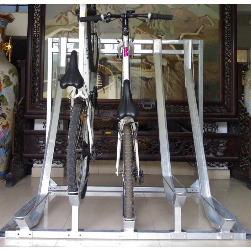 China Bicycle Shelter with Semi-Vertical Racks/Bicycle Storage manufacturer