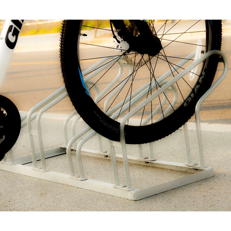 China Campus Outdoor Custom Safe Bicycle Parking System for 4 Bikes manufacturer