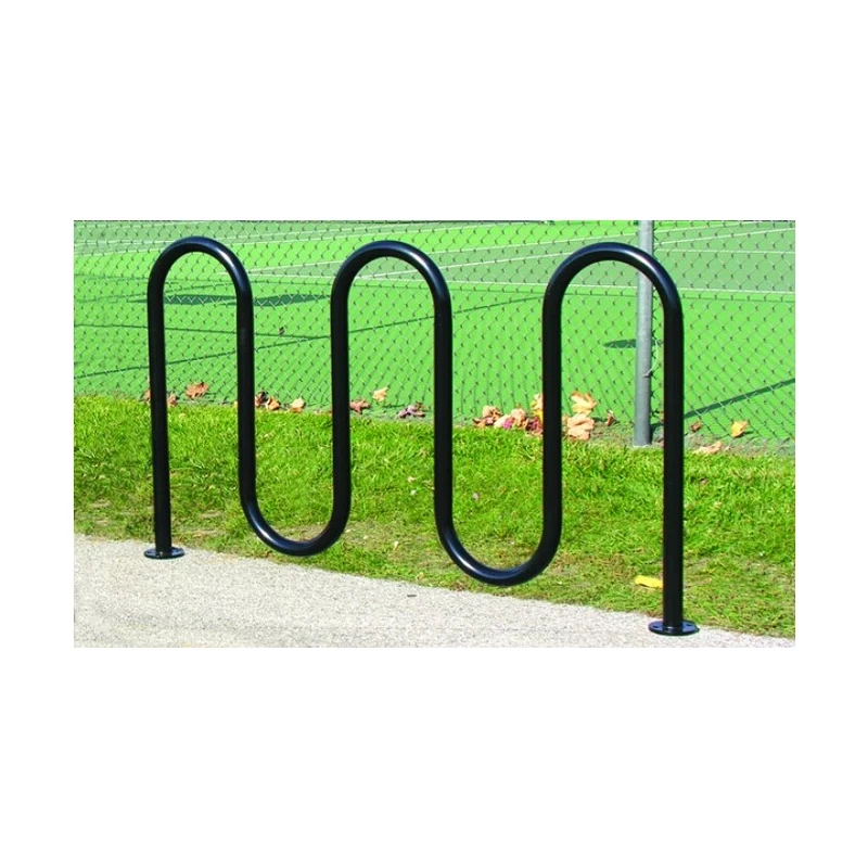 China Colorful Outdoor Steel Wave Bike Racks manufacturer
