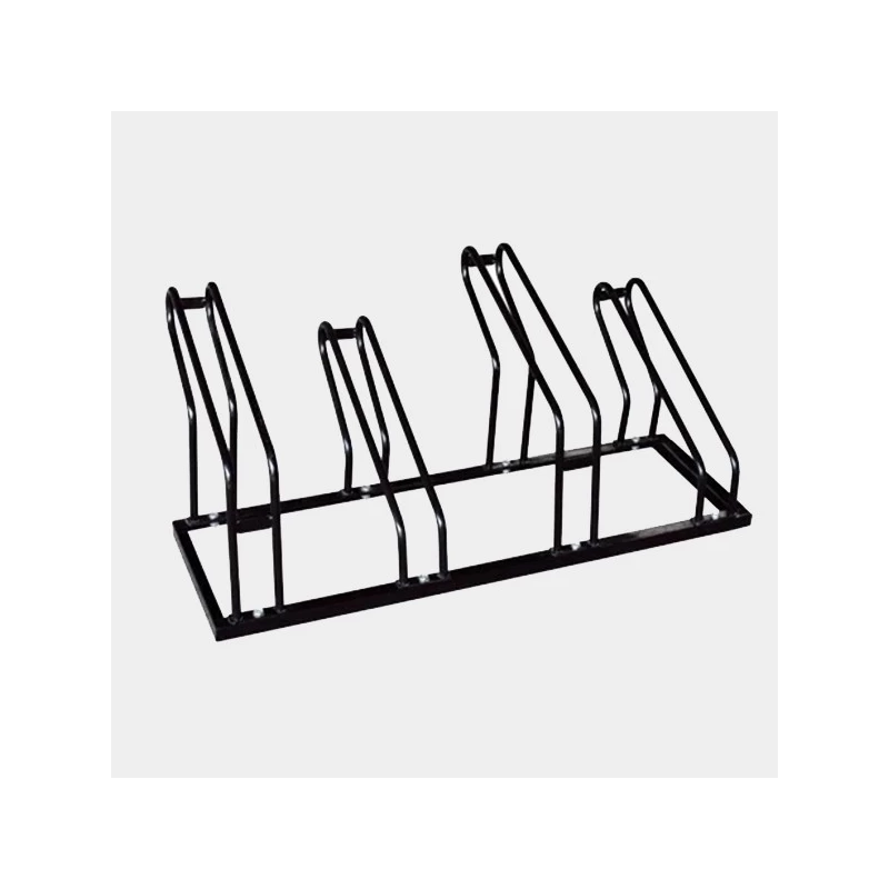 China Commercial Carbon Steel Fixed Road High Low Bike Rack manufacturer