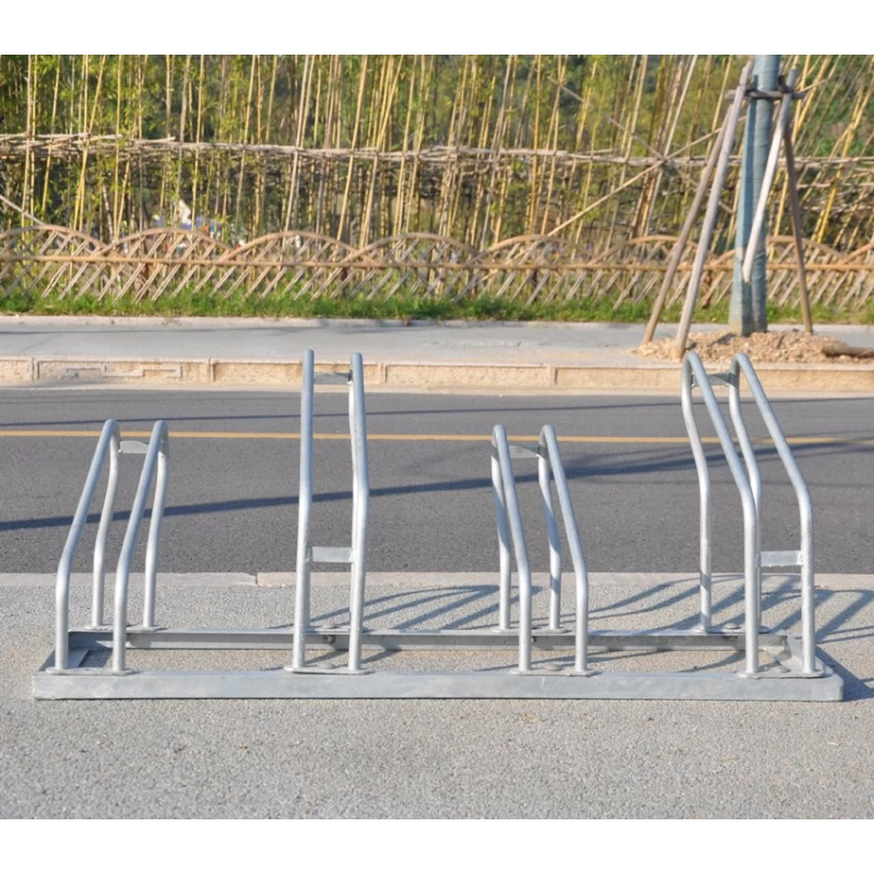 China Commercial Carbon Steel Fixed Road High Low Bike Rack manufacturer