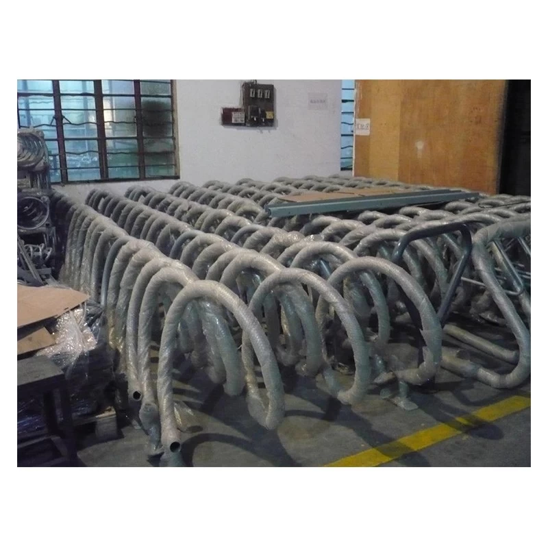 China Kommerzielle Spiralstahlhelix-Motorrad-Fahrrad-Parkplätze Hersteller