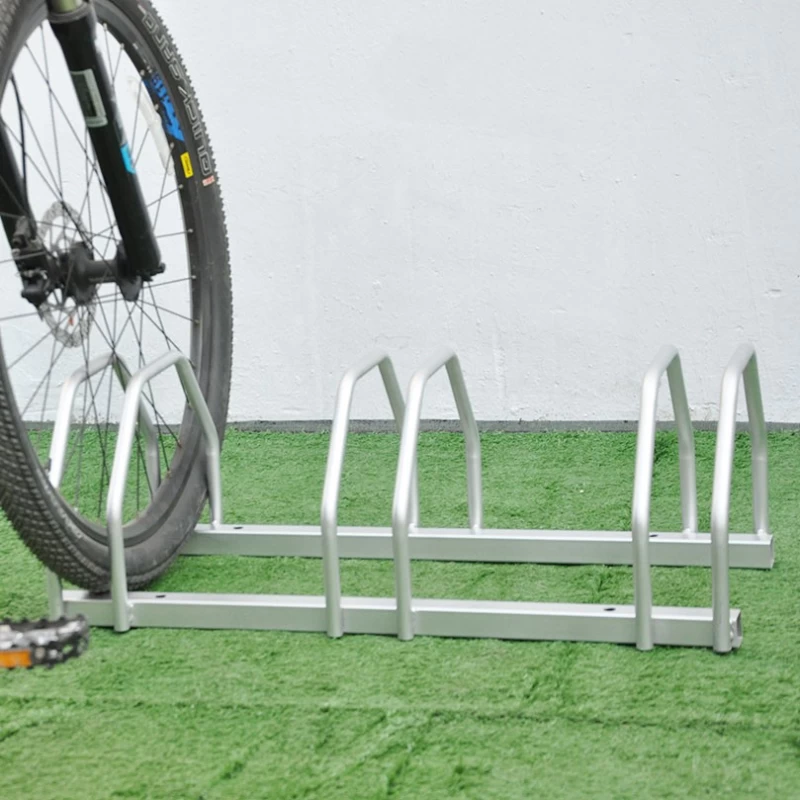 China Custom Outdoor Bike Rack for 3 Bikes Display Floor Stand manufacturer