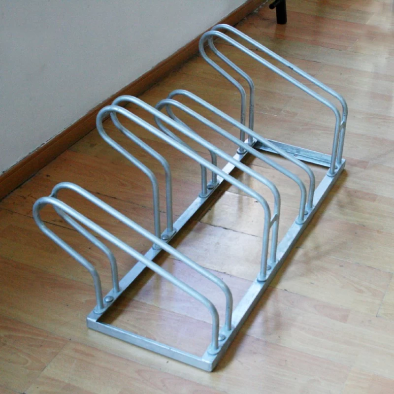 China Custom Wave Vertical Bike Display Parking Rack Floor Mounted Stand manufacturer