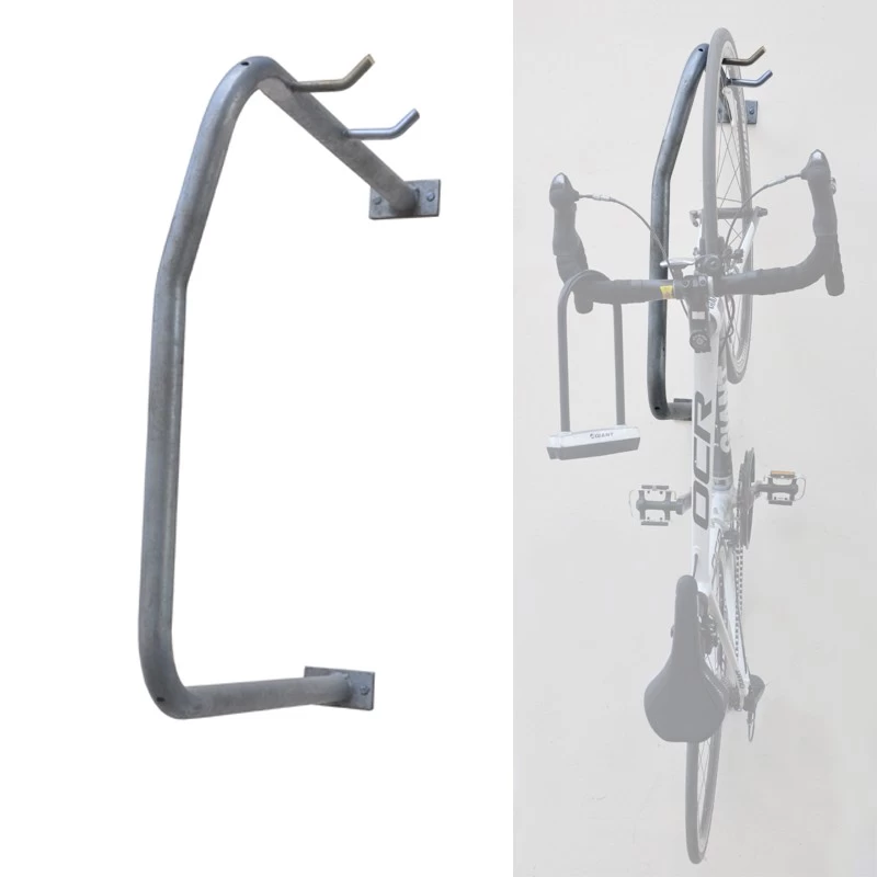 China Customized Bicycle Parking Rack Indoor Bike Rack Garage Wall Mount manufacturer