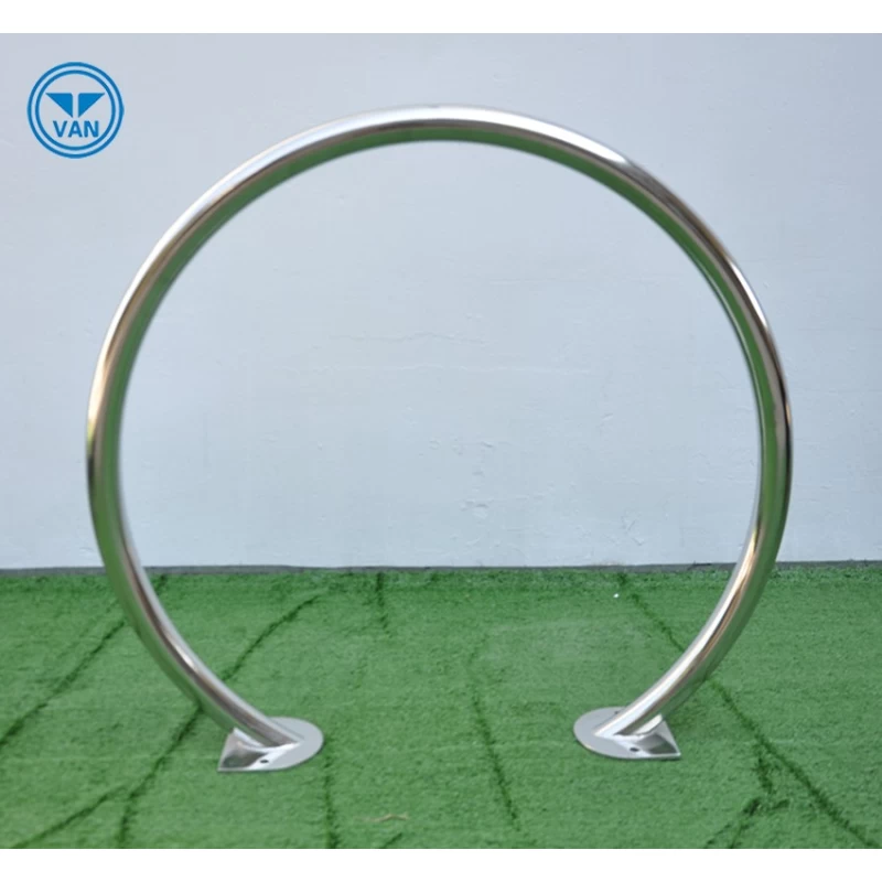 China Customized Outdoor Circle Motor Electric Bike Stand Bike Racks Stainless Steel manufacturer