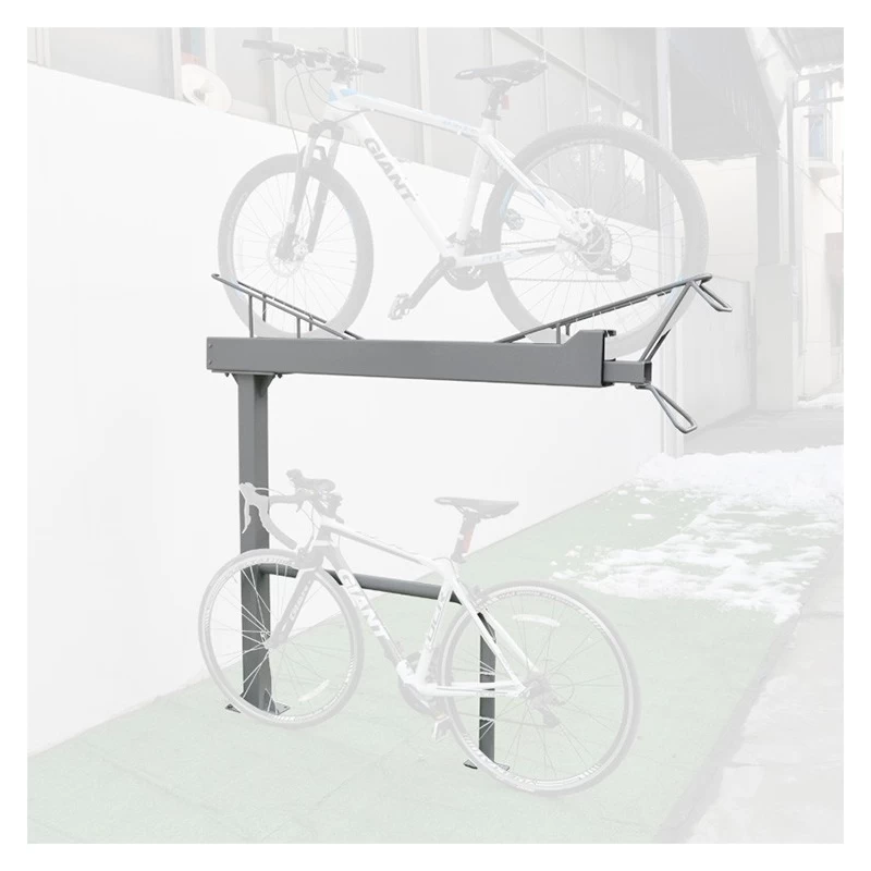 China Double two tier level bike parking cycle stand bicycle rack manufacturer