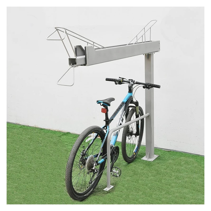 Chine Double two tier level bike parking cycle stand bicycle rack fabricant