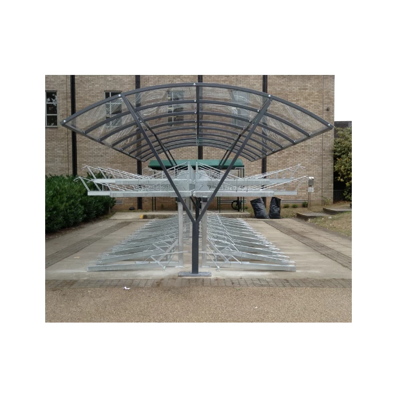 China Fashional Durable Galvanised Outdoor Bike Shelters manufacturer