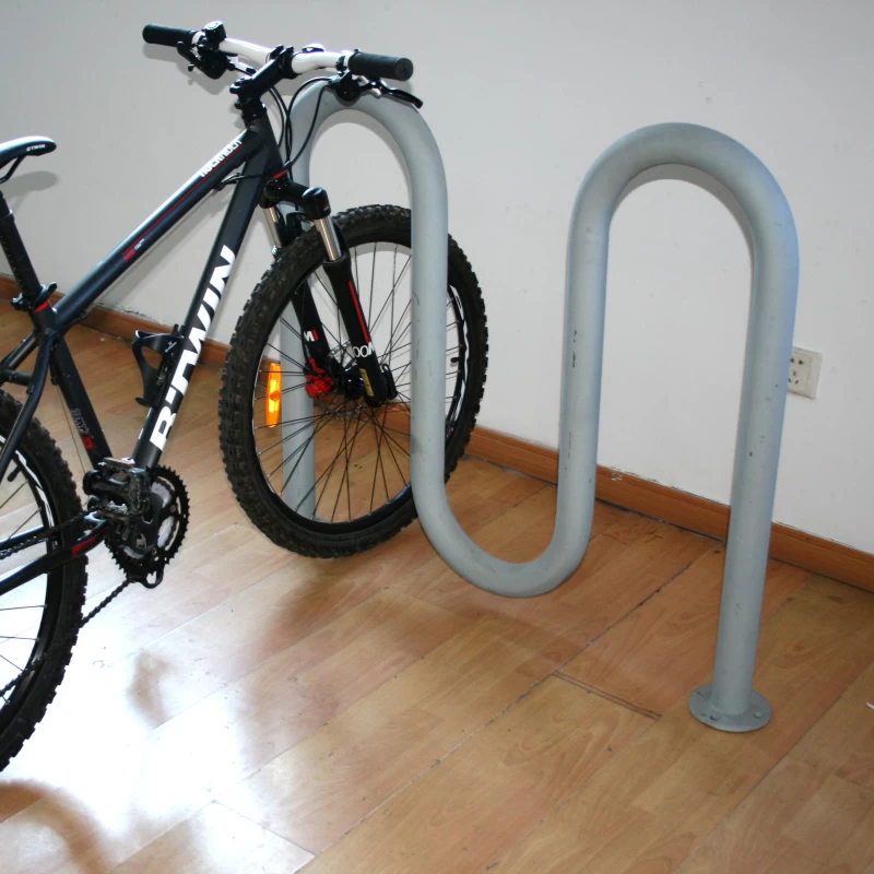 China Floor Mounted Powder Coating Steel Wave Bike Storage Other Bicycle Accessories manufacturer