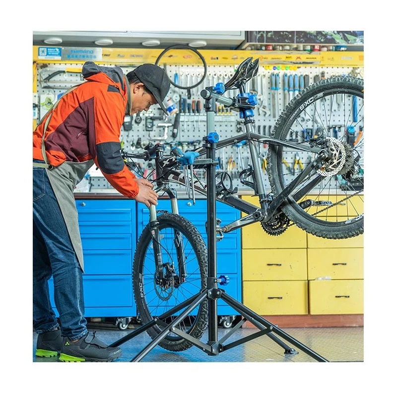 China Foldable Bike Cycle Bicycle Repair Work Stand Maintenance Rack manufacturer