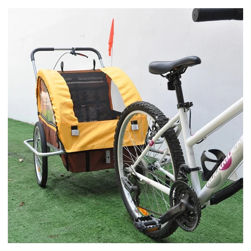 China Foldable Safety Children Bicycle Animal Bike Trailer for Child/Dog manufacturer