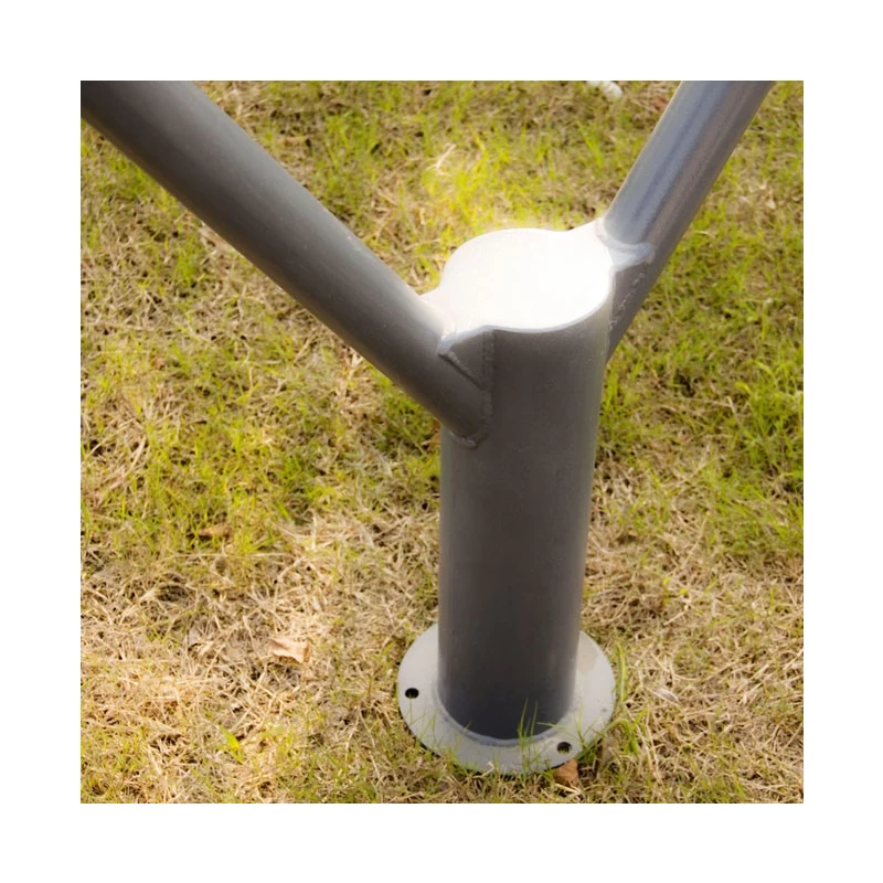 China Good Quality Outdoor Public Cycling MTB Double Side Bollard Cycle Stand manufacturer