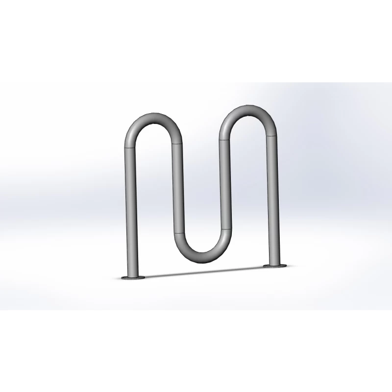 China Heavy-Duty 5- Bike Rack Wave Bicycle Racks manufacturer