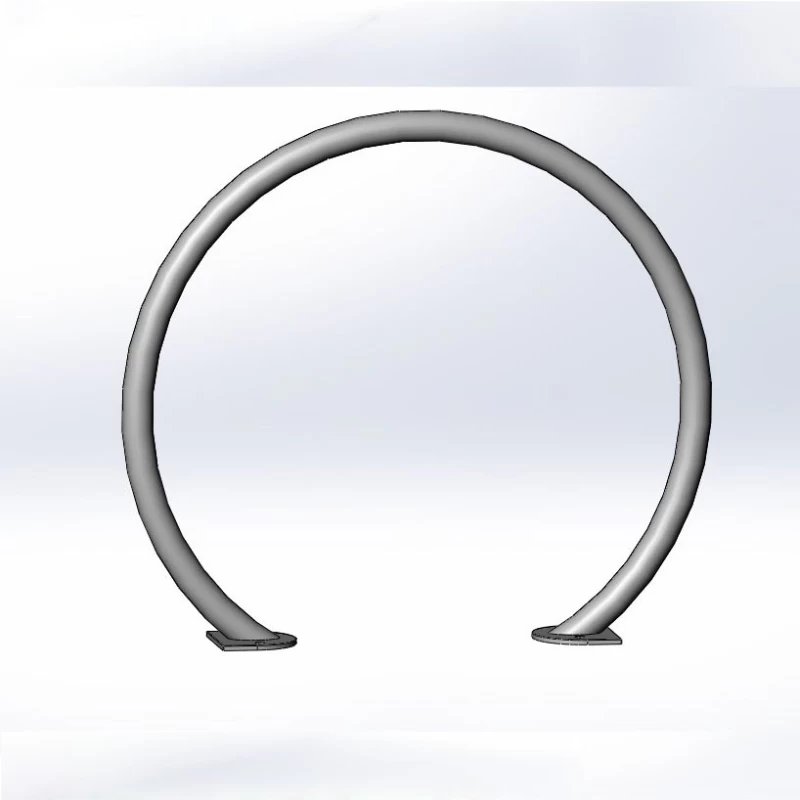 China Hoop bike rail / ring bike rail / circle bike rack manufacturer