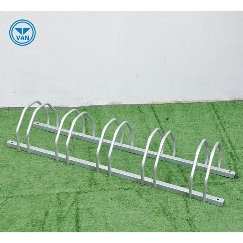 Chine Hot Sell Metal Floor Stand Commercial 5 Space Bike Parking Stand fabricant