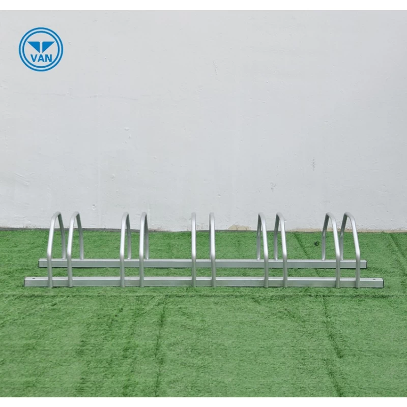 China Hot Sell Metal Floor Stand Commercial 5 Space Bike Parking Stand manufacturer