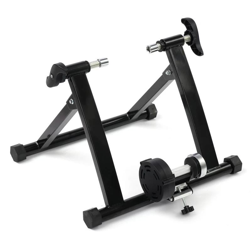 China Indoor Freestanding Foldable Steel Secure Space Saving Bike Rack Trainer manufacturer