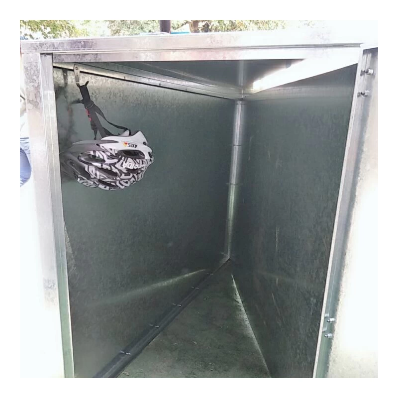 China Metal Motorcycle Bike Box Shed Sheds Storage Outdoor Metal with Door manufacturer