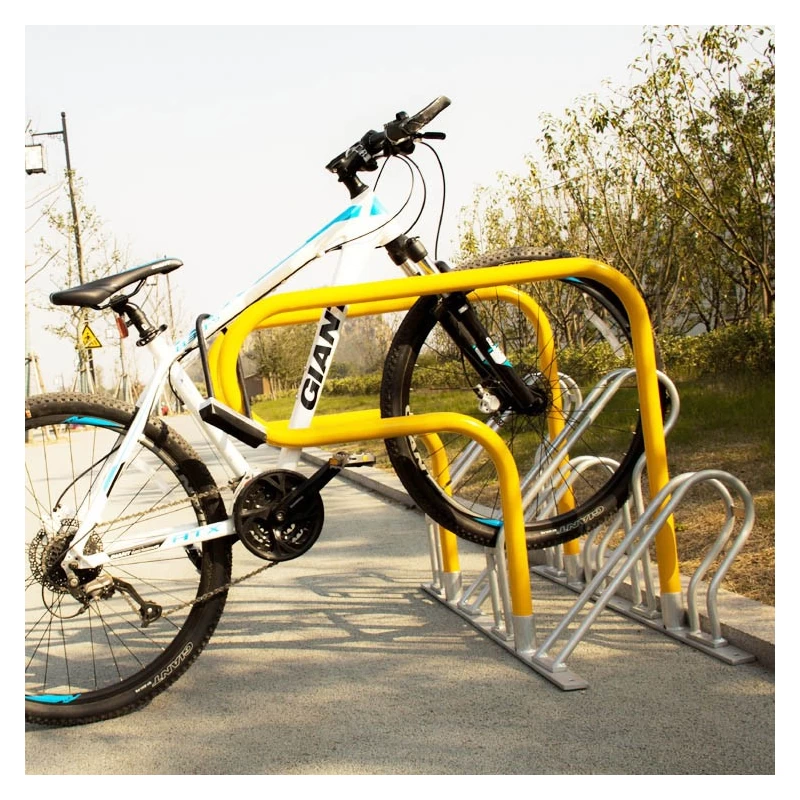 中国 山地自行车地板展示持有人停车场站自行车持有者储物架锁定 制造商