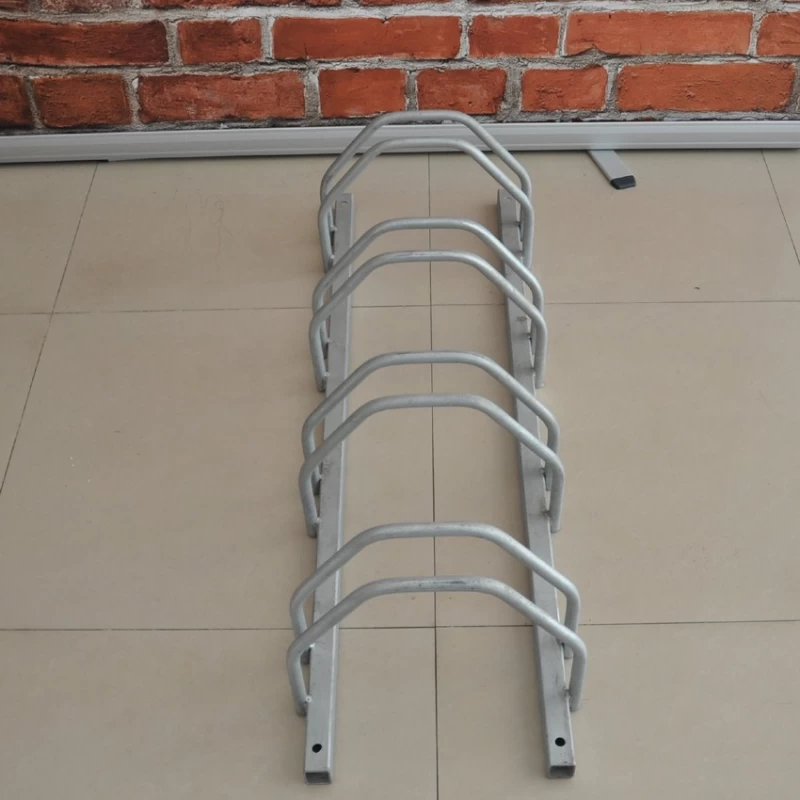 China Doppelseitiger platzsparender Fahrradständer 201 aus rostfreiem Stahl mit mehreren Kapazitäten Hersteller
