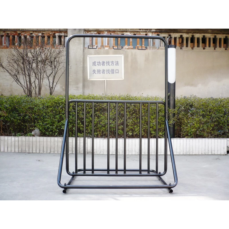 China Multipurpose Power Coated Standing Bike Rack manufacturer