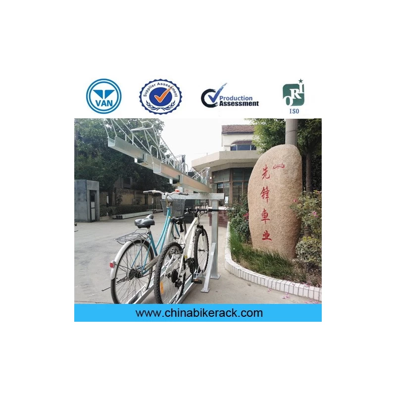 Chine Date porte-vélos à deux couches de style fabricant