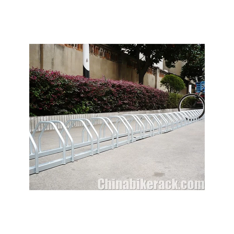 中国 户外钢铁自行车架/自行车放置5车位 制造商