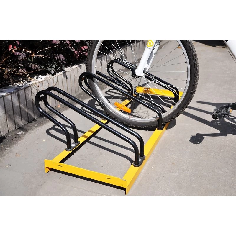 China Outdoor floor mounted bicycle parking rack manufacturer