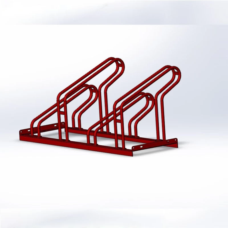 China Outdoor floor mounted bicycle parking rack manufacturer