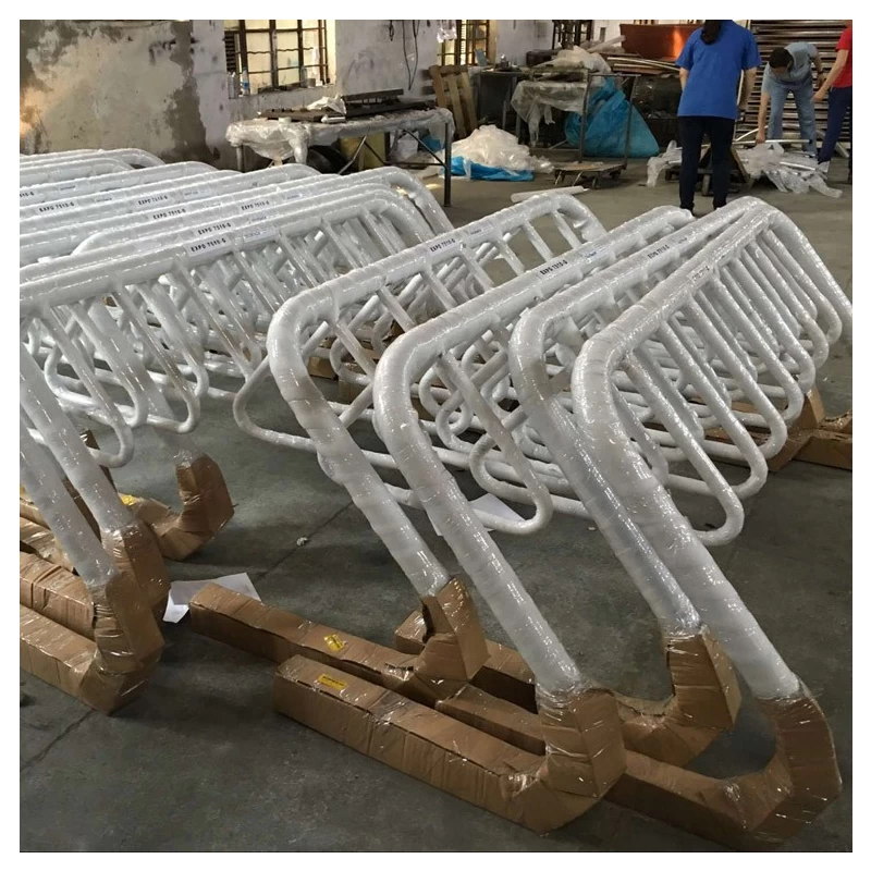 China Popular in Europe Stainless Steel Heavy Duty Bike Parking Stand manufacturer