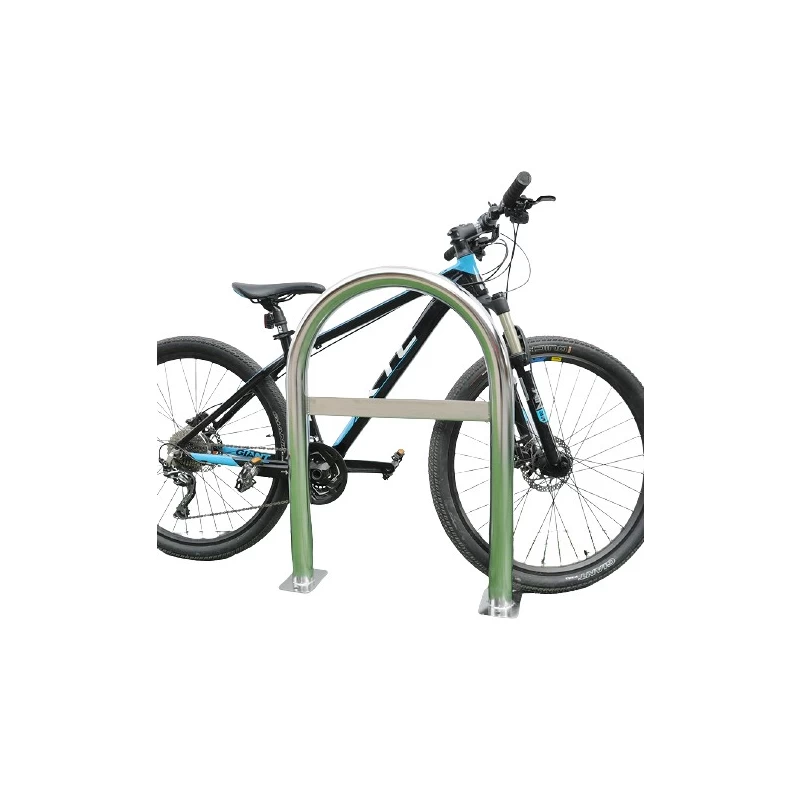 China Single Bike Rack Commercial Stainless Steel Security Bike Parking Hersteller