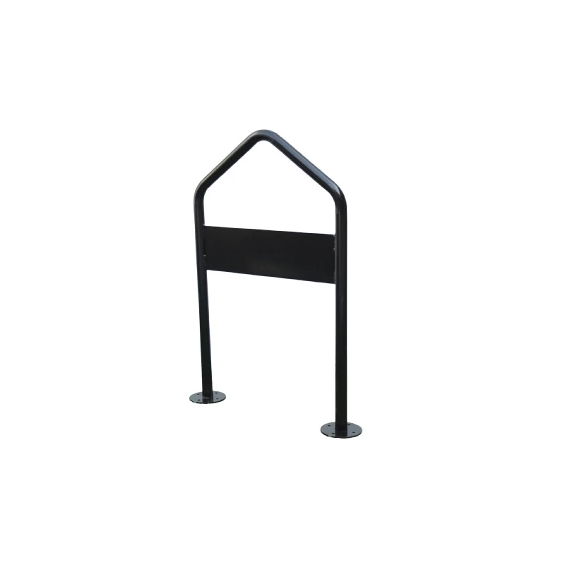China Single Two-Sided Floor Type Bike Rack Outdoor Metal Bicycle Parking System manufacturer