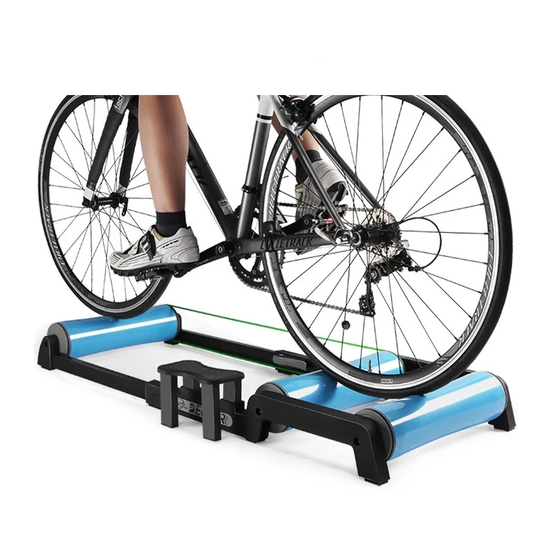 China Smart Cycling Cycle 4 Trainer Bike Indoor Trainer Stand Exercise Foldable Cycling Training Fitness Bike Home Roller manufacturer