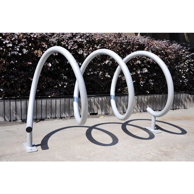 China Stainless Steel Outdoor Wave Bike Racks manufacturer