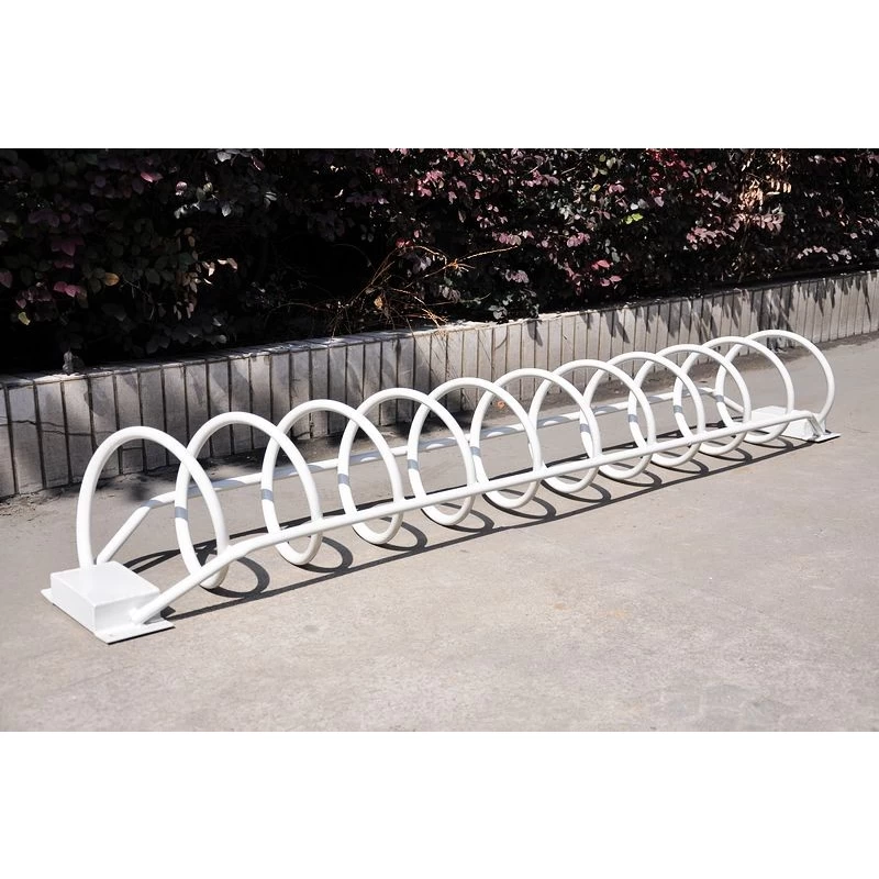China Stainless Steel Outdoor Wave Bike Racks manufacturer
