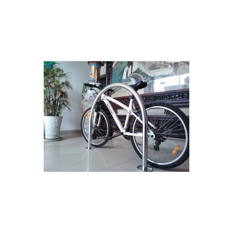 China Stainless Steel U Style Bike Rack manufacturer