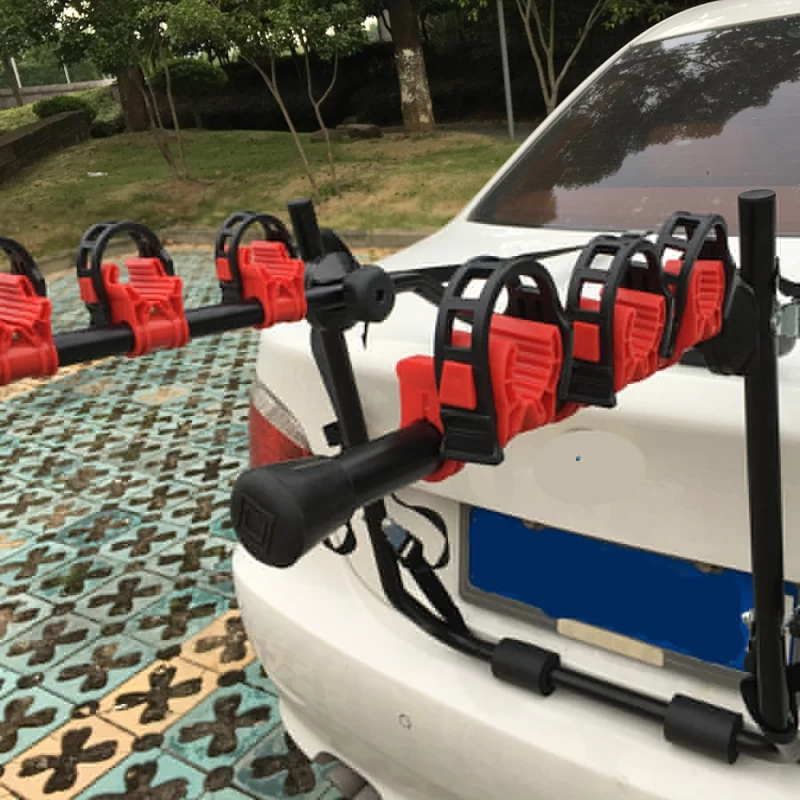 China Steel Bicycle Hitch Mount Carrier Bike Racks for Cars Cycle Car Rack manufacturer