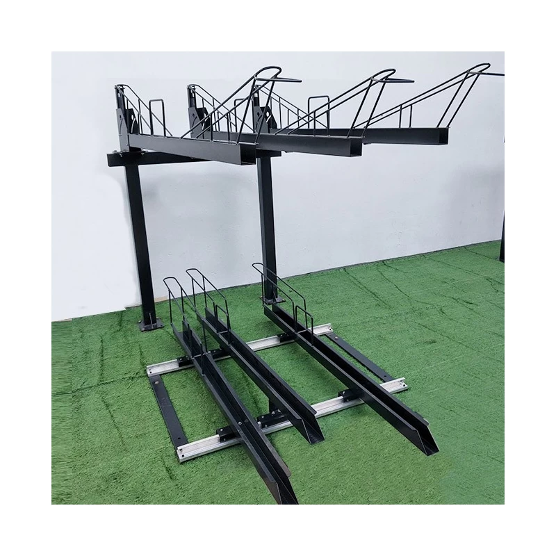 China Storage Commercial 6 Holders Double Layers Double Stand Cycle manufacturer