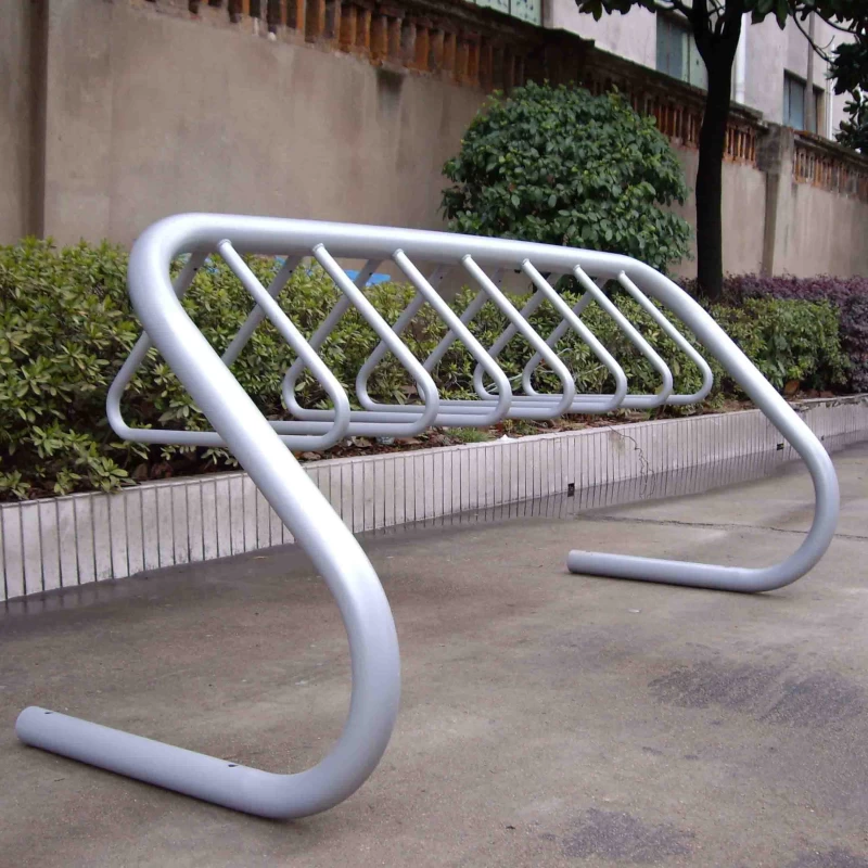 China Strong and Durable Long Time Using Slot Stainless Steel Bike Racks manufacturer