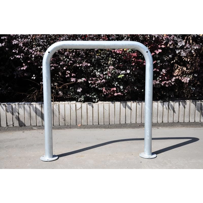 China Traditional bicycle parking rails / floor U bike rack manufacturer