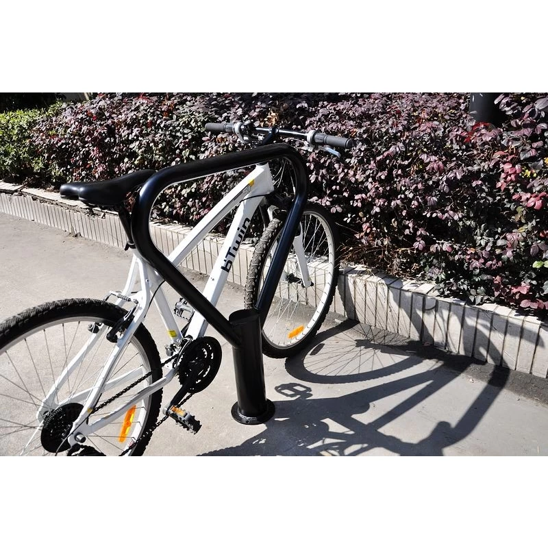 China Triangle shape bicycle parking rack manufacturer