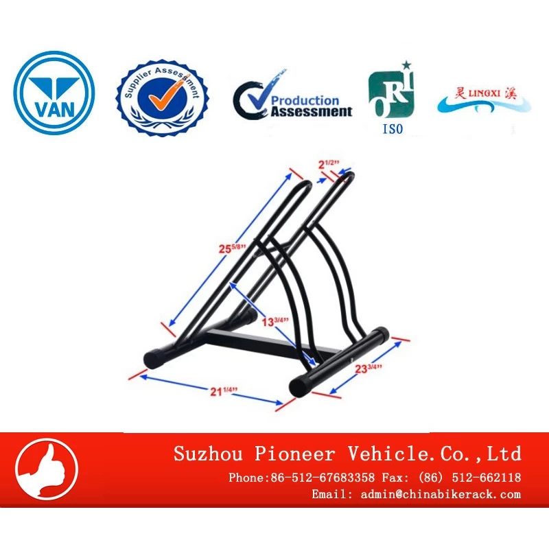 China Two Bike Floor Stand Bike rack manufacturer