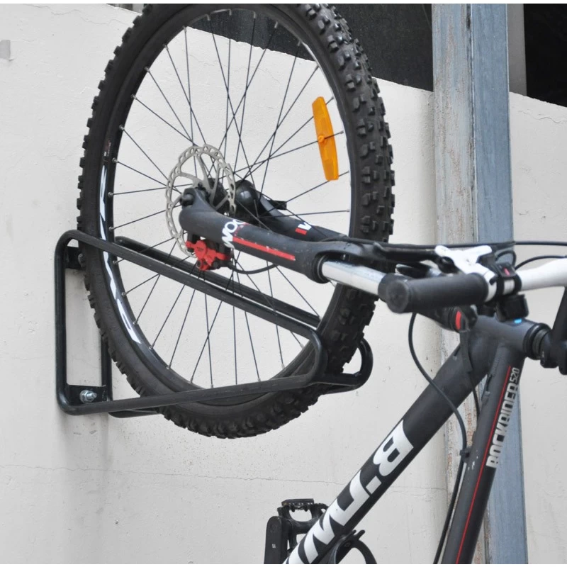 China Wall Mount Triangle Powder Steel Bike Rack for Parking Garage manufacturer
