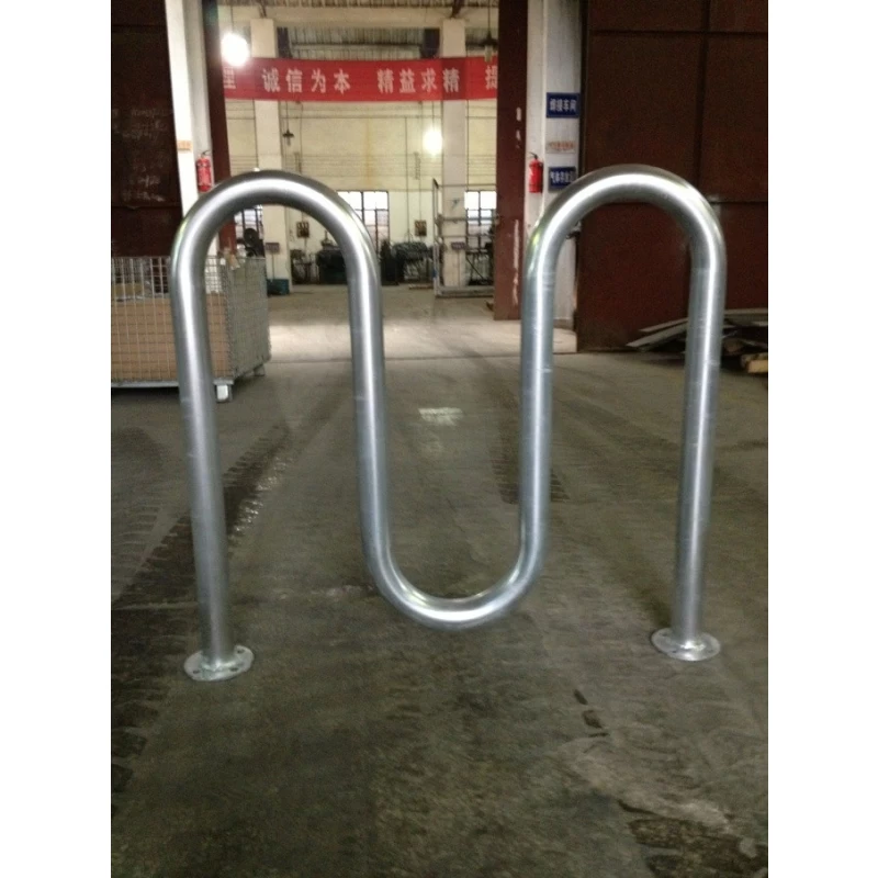 China Wave Round Tube Bike Rack Holds 5 Bikes - Flange mount manufacturer