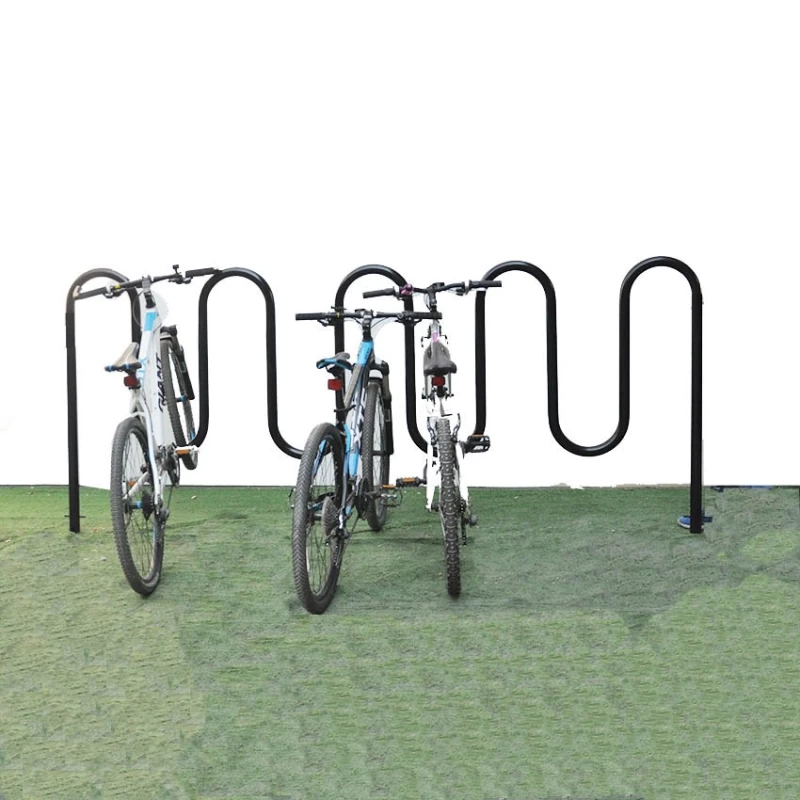 China Wave bike rack:7 bike parking space manufacturer