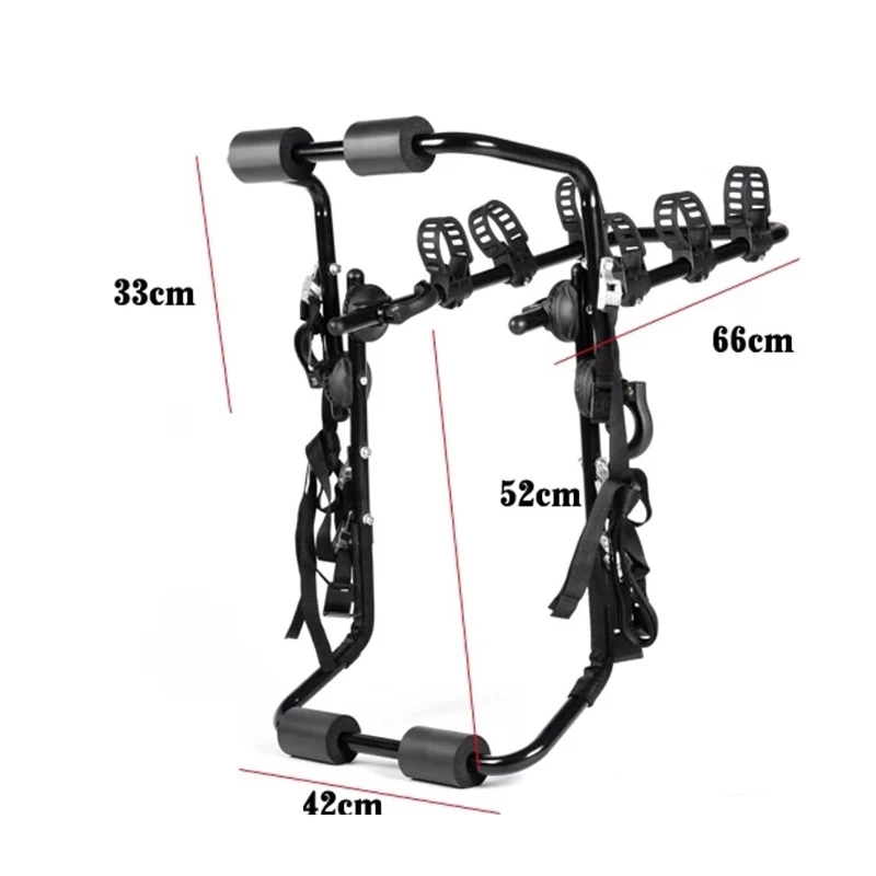 China Wholesale Foldable Steel Car Carrier Bike Holder Vehicle Rack for Car Bicycle manufacturer