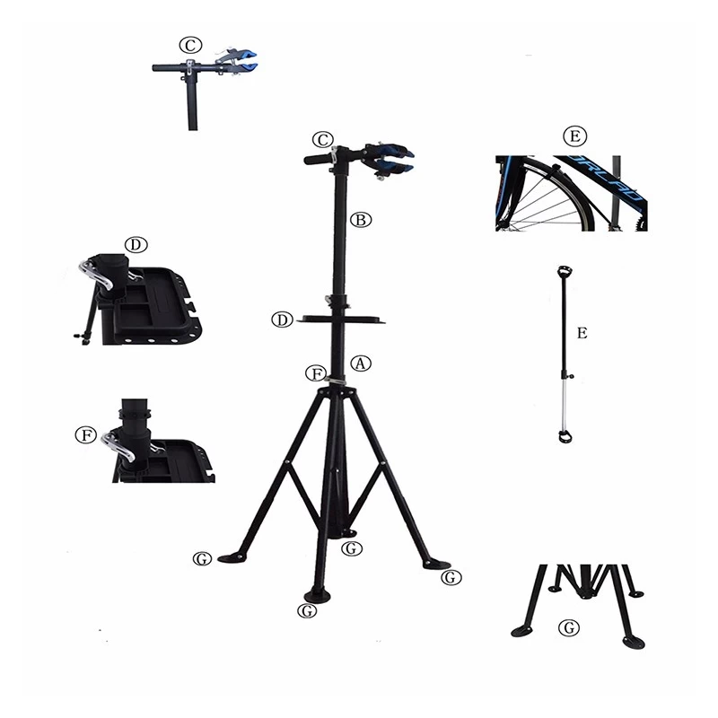China Workshop Outside Support Bicycle Repair Stand for Repair manufacturer
