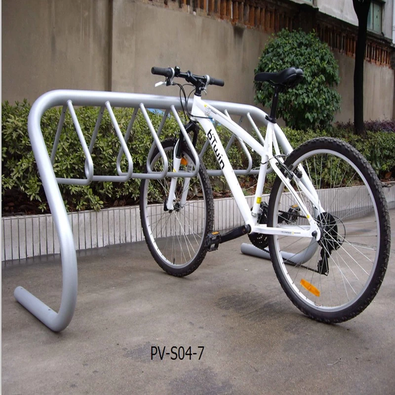 China galvanized parking 7 bikes bike racks manufacturer